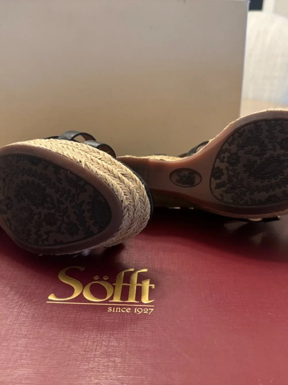 Sofft Priti Wedge Espadrille Sandals